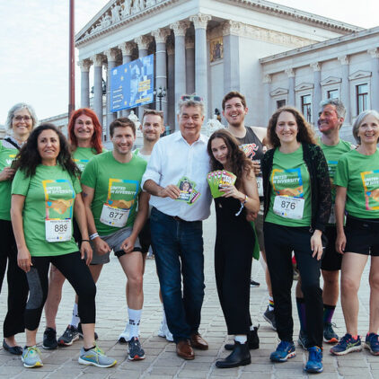 Gruppenfoto der Läufer:innen